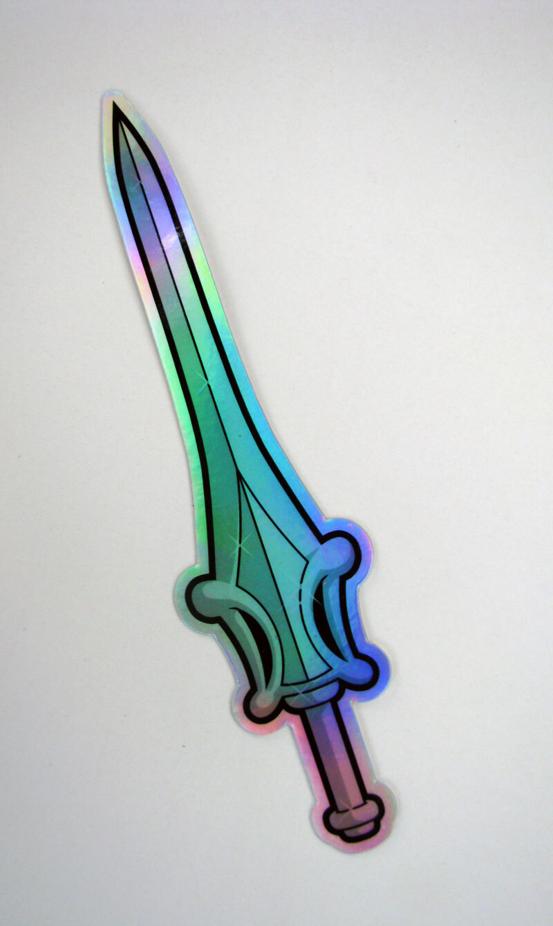 He-Man Sword Skeletor She-Ra Stickers Holographic Masters of the Universe MOTU