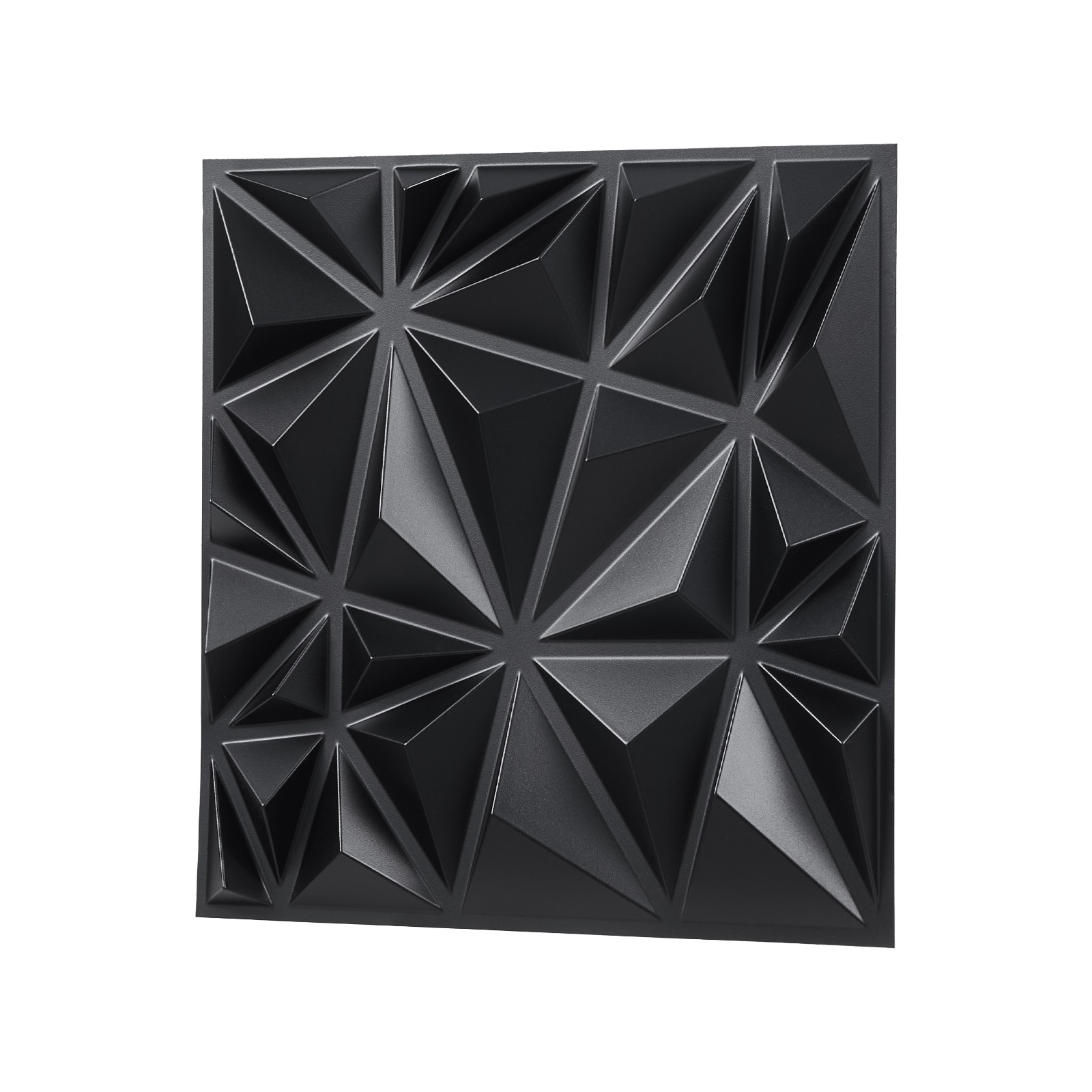VEVOR 3D Wall Panels 33-Pack 11.81 x 11.81» PVC 32 Sq.Ft Coverage Diamond Matte