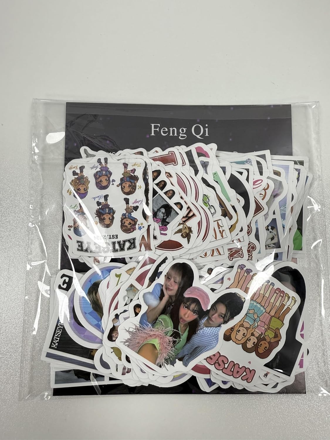 120 PCS KATSEYE Stickers, Waterproof Vinyl Pop Korean Girls Stickers for Laptop
