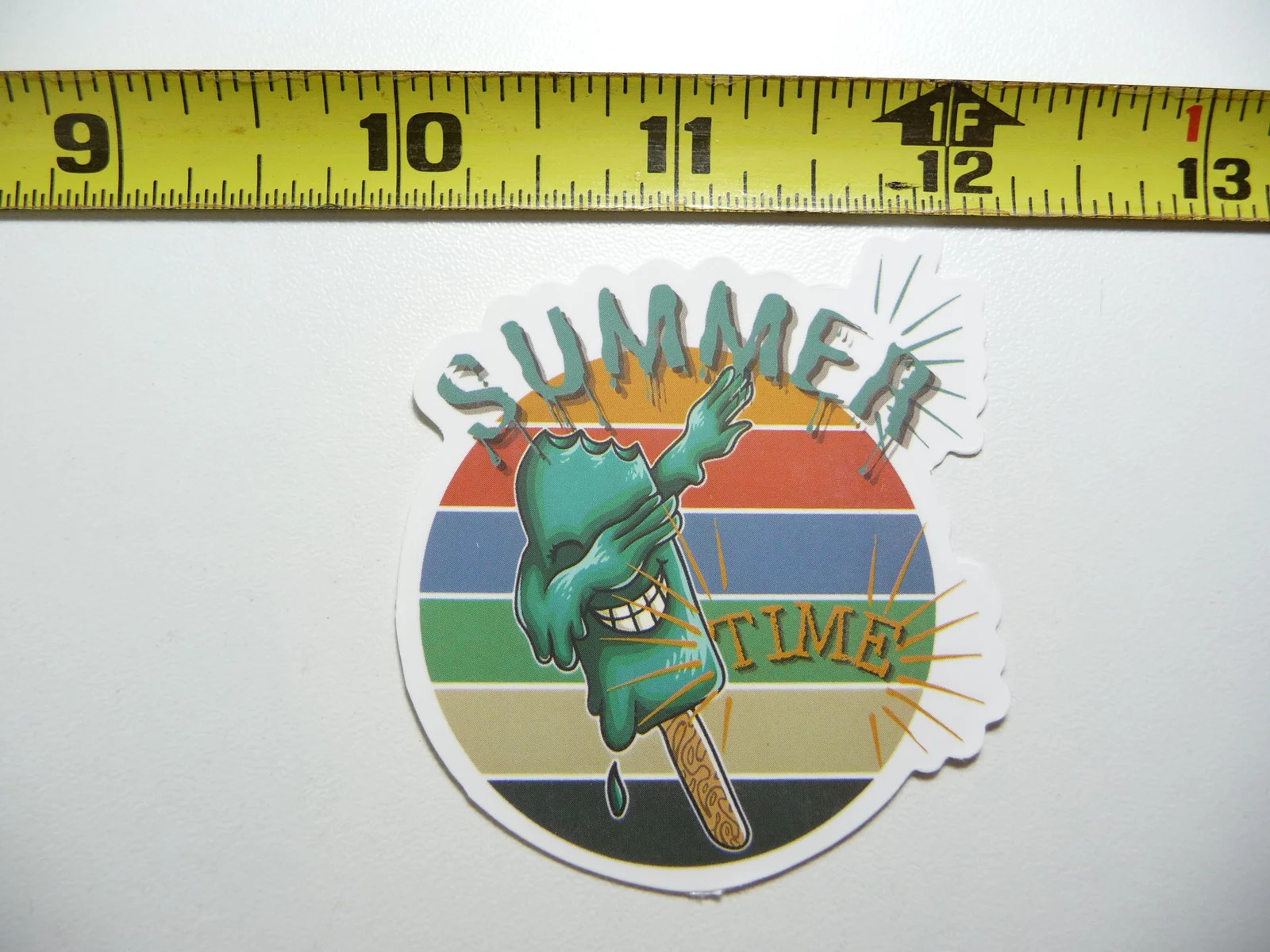 SUMMERTIME SUMMER TIME POPSICLE SUN SMALL STICKER DECAL VACATION TRIP