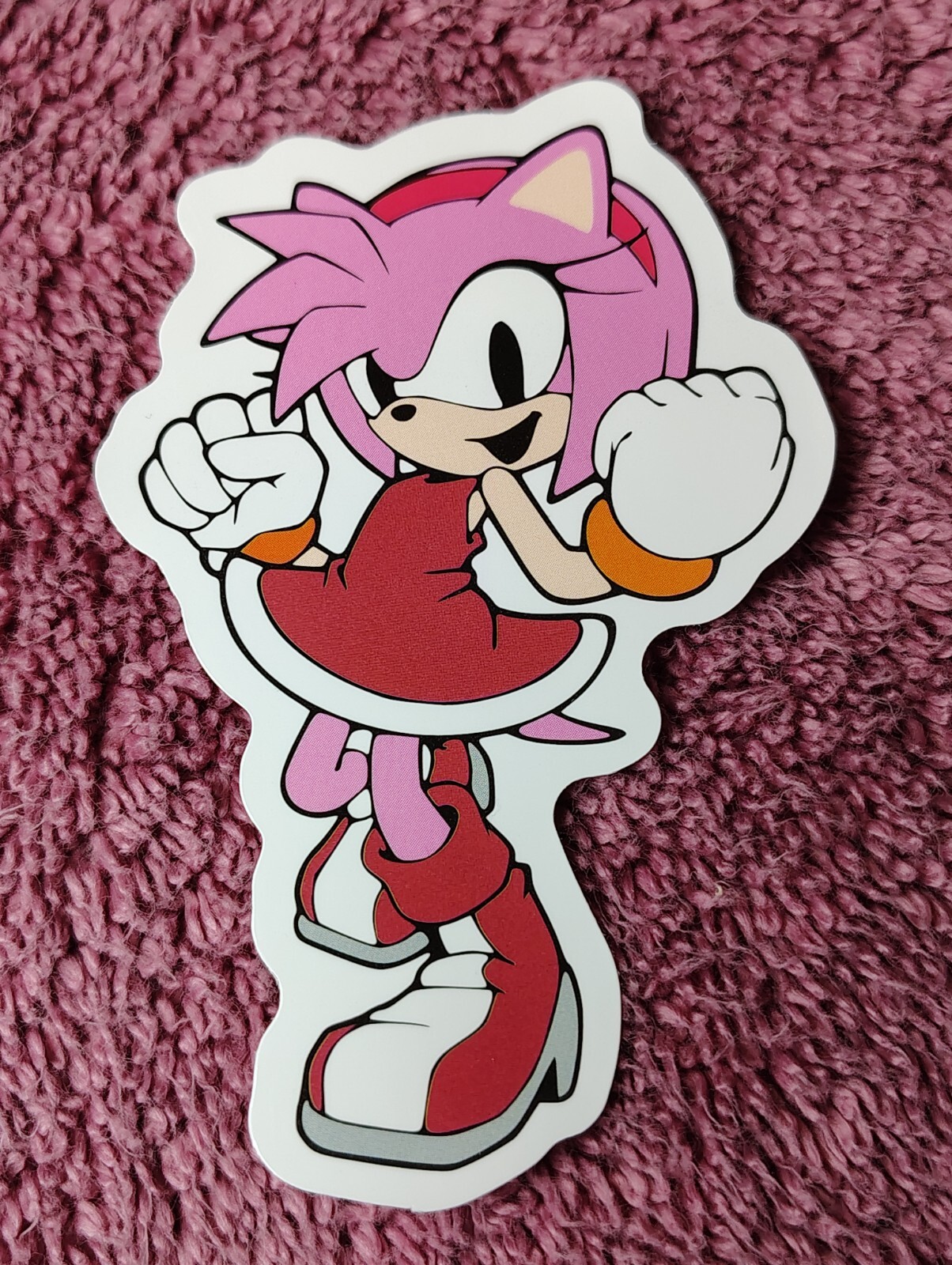 Sonic The Hedgehog Amy Rose Decal Sticker, Sonic the hedgehog Sticker, 3.25″