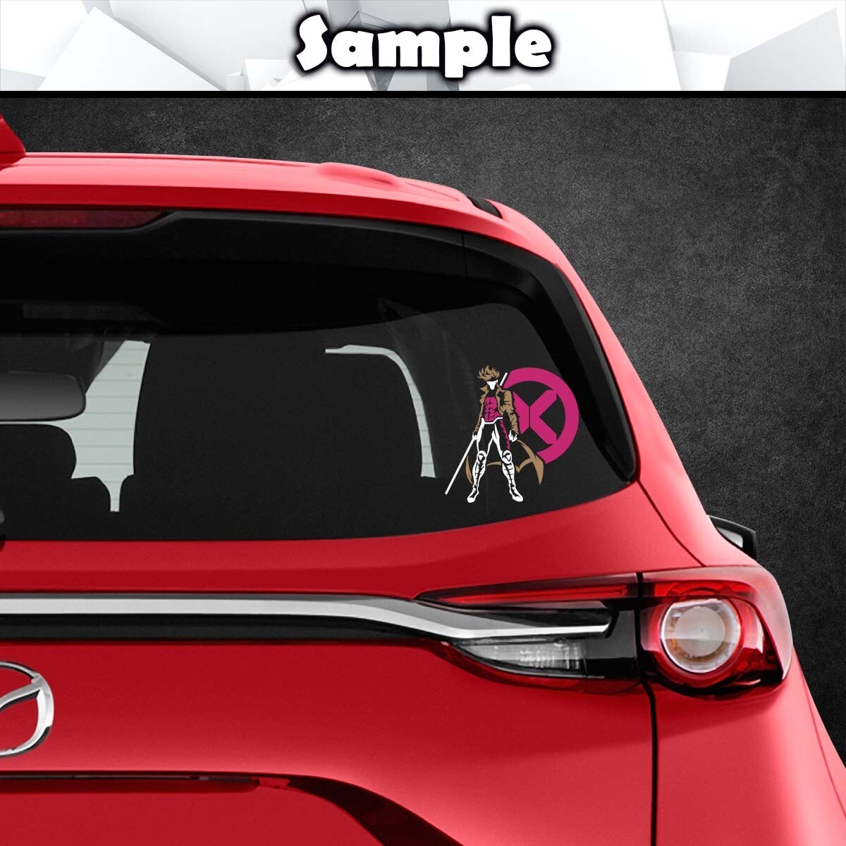 Gambit X-Men Marvel Vinyl Decal Sticker (Comics Car Laptop PC Tower Decor)