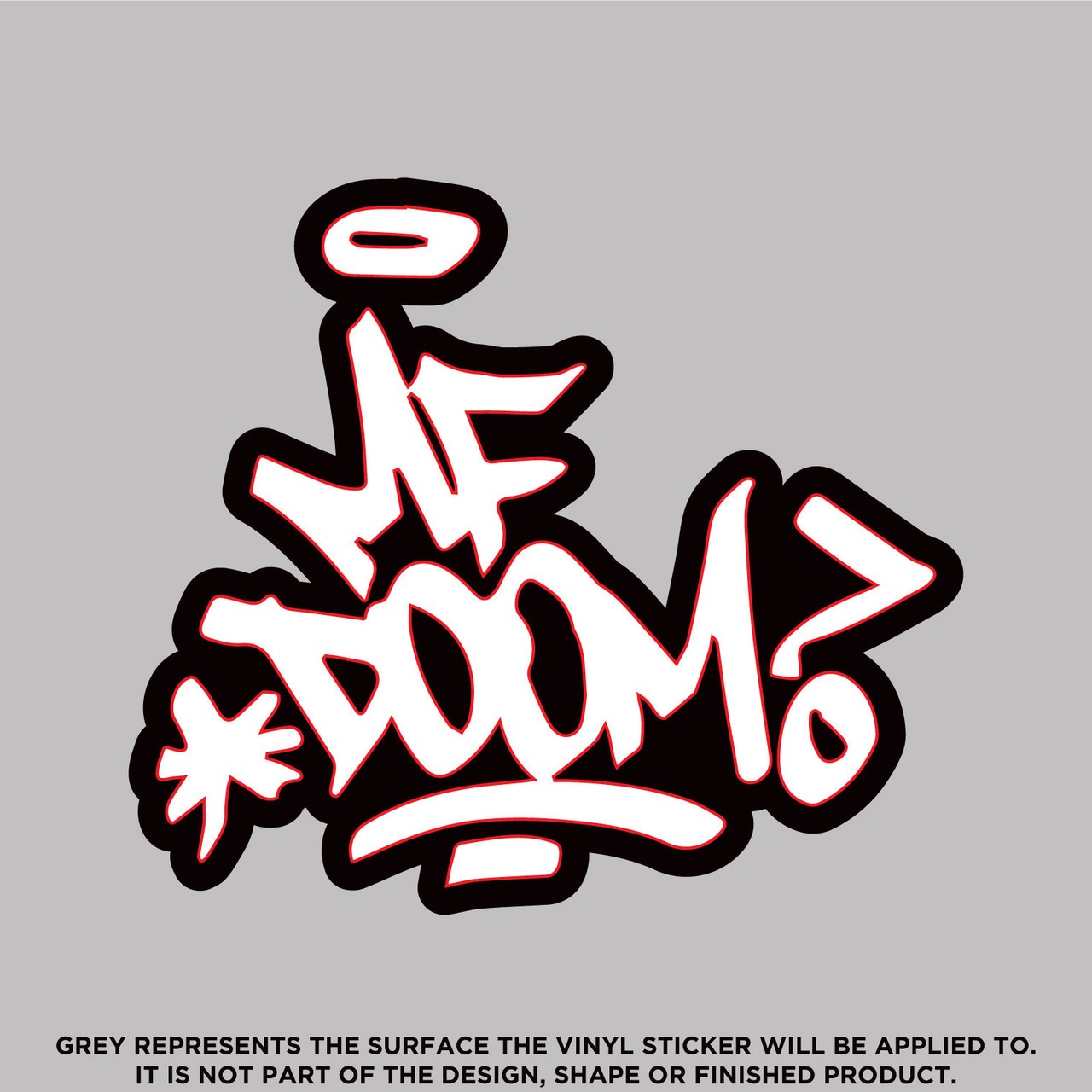 MF Doom, High Quality Vinyl Stickers