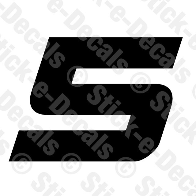 Number FIVE 5 Vinyl Die Cut Decal Sticker – RACING NUMBER Custom SA