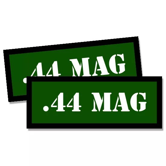 44 MAG Ammo Can Stickers Ammunition