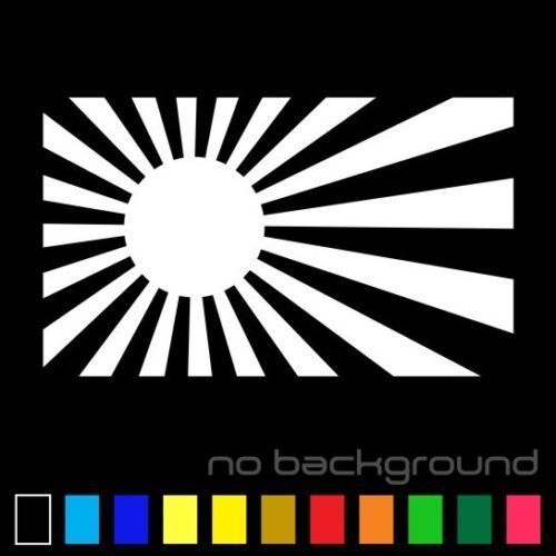Rising Sun Sticker Vinyl Decal Japan Flag – Car Window Drift Racing Ill JDM