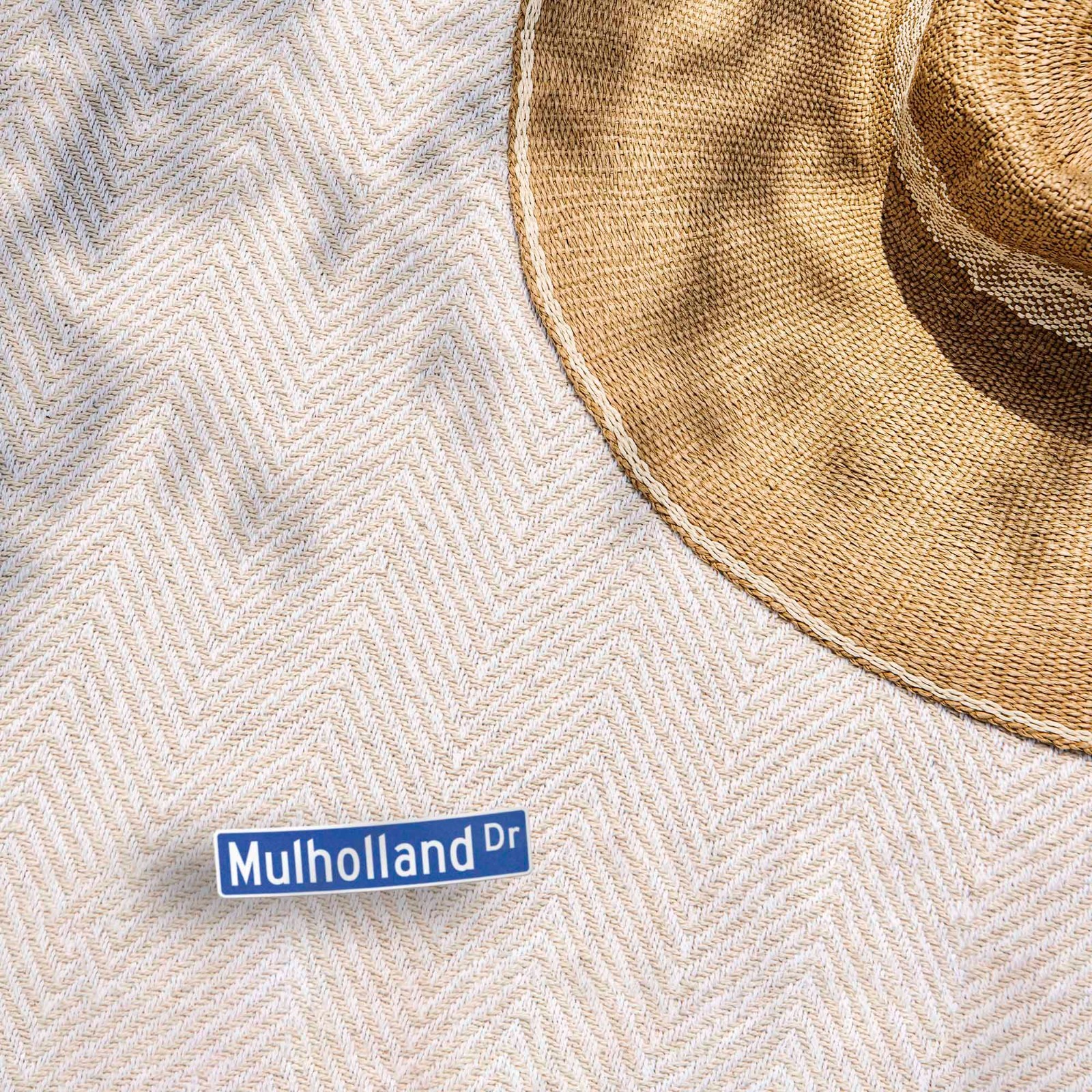 Mulholland Drive Los Angeles Street Sign Sticker – Southern California LA Decal