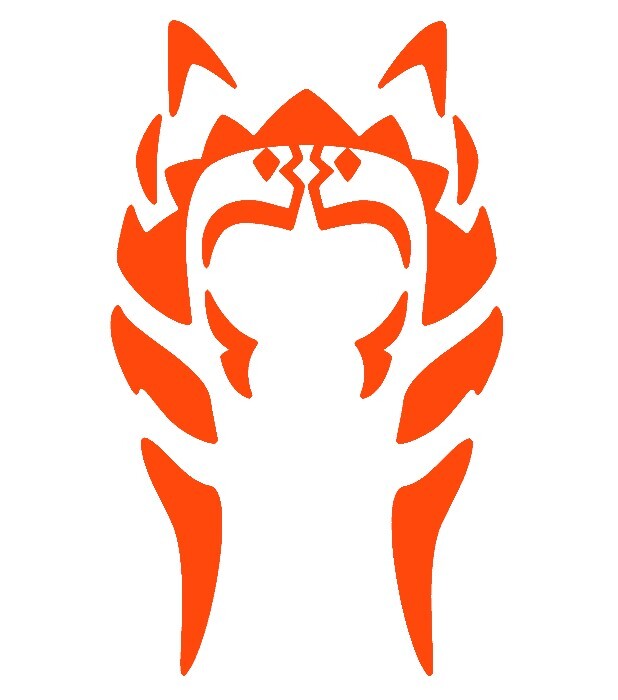 AHSOKA TANO, PADAWAN, JEDI, STAR WARS, Decal Stickers for Cars, Windows, Laptops