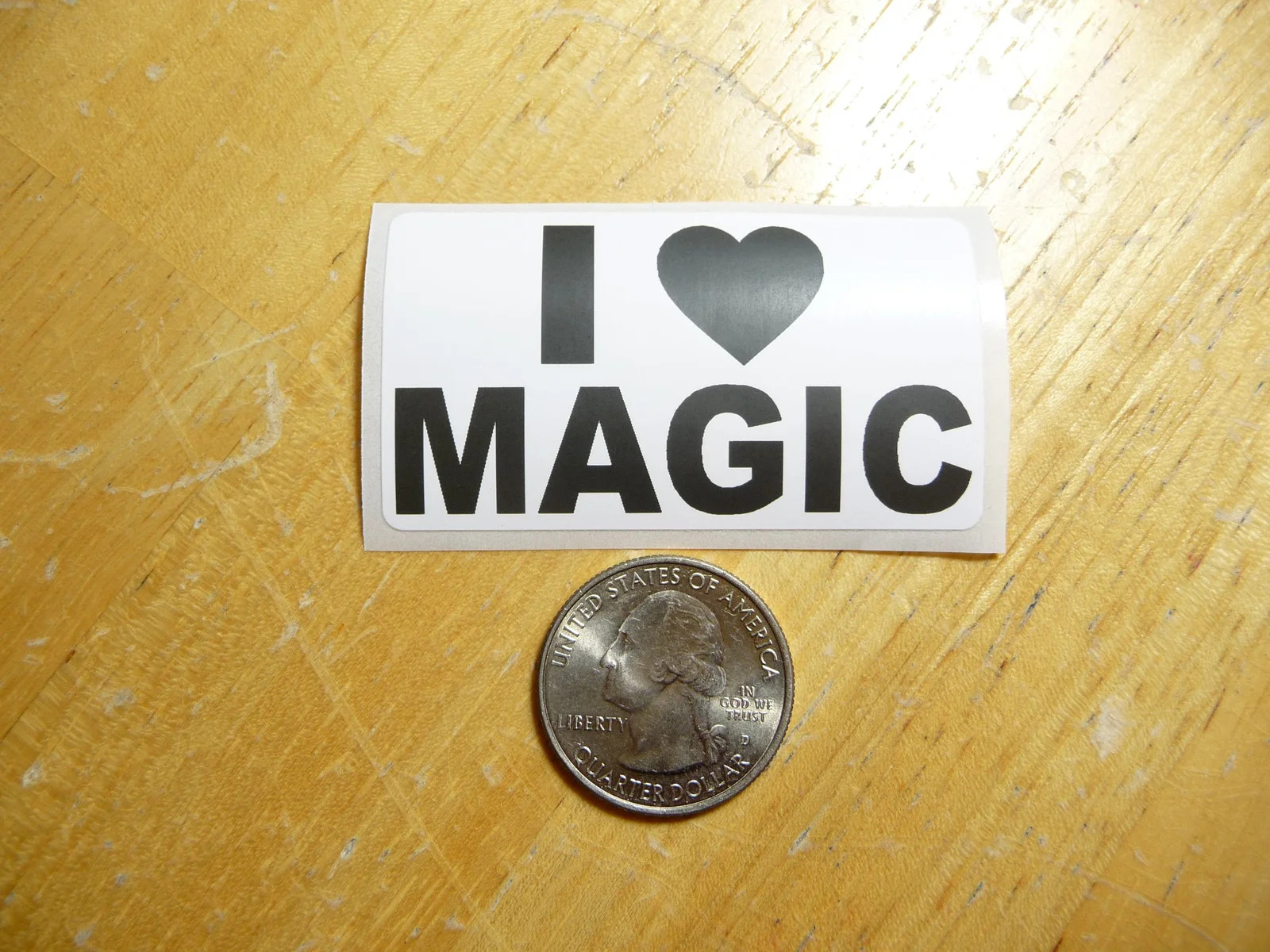 I LOVE MAGIC STICKER DECAL 1 – 50 BULK PACK FUNNY MAGICIAN MAGICIAN TRICKS