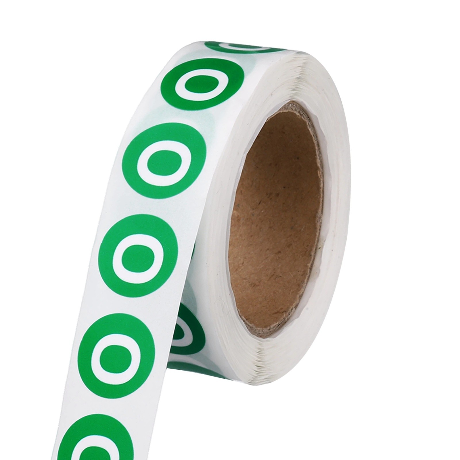 0.6″ Letter Stickers, 600Pcs Alphabet Stickers Letter O for Office, Green
