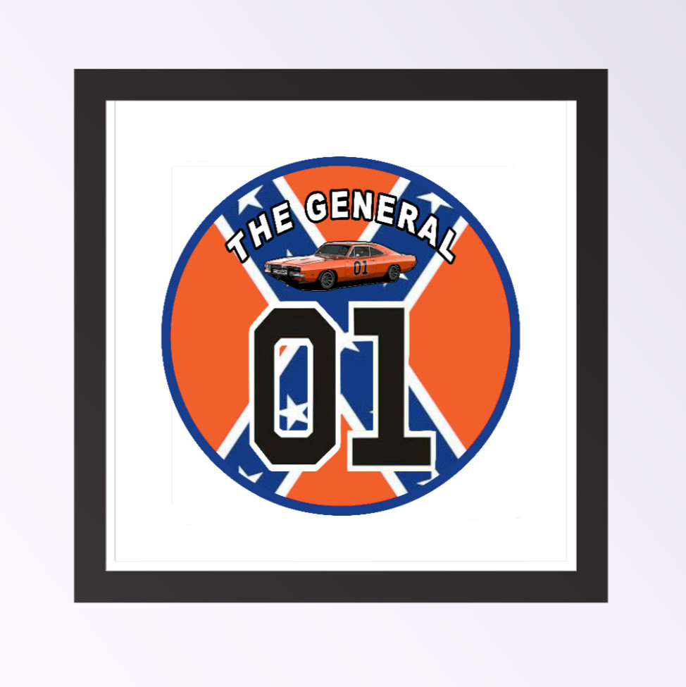 Dukes of Hazzard’s «The General» – 4″ Handmade Vinyl Decal Truck Cooler Decor 26