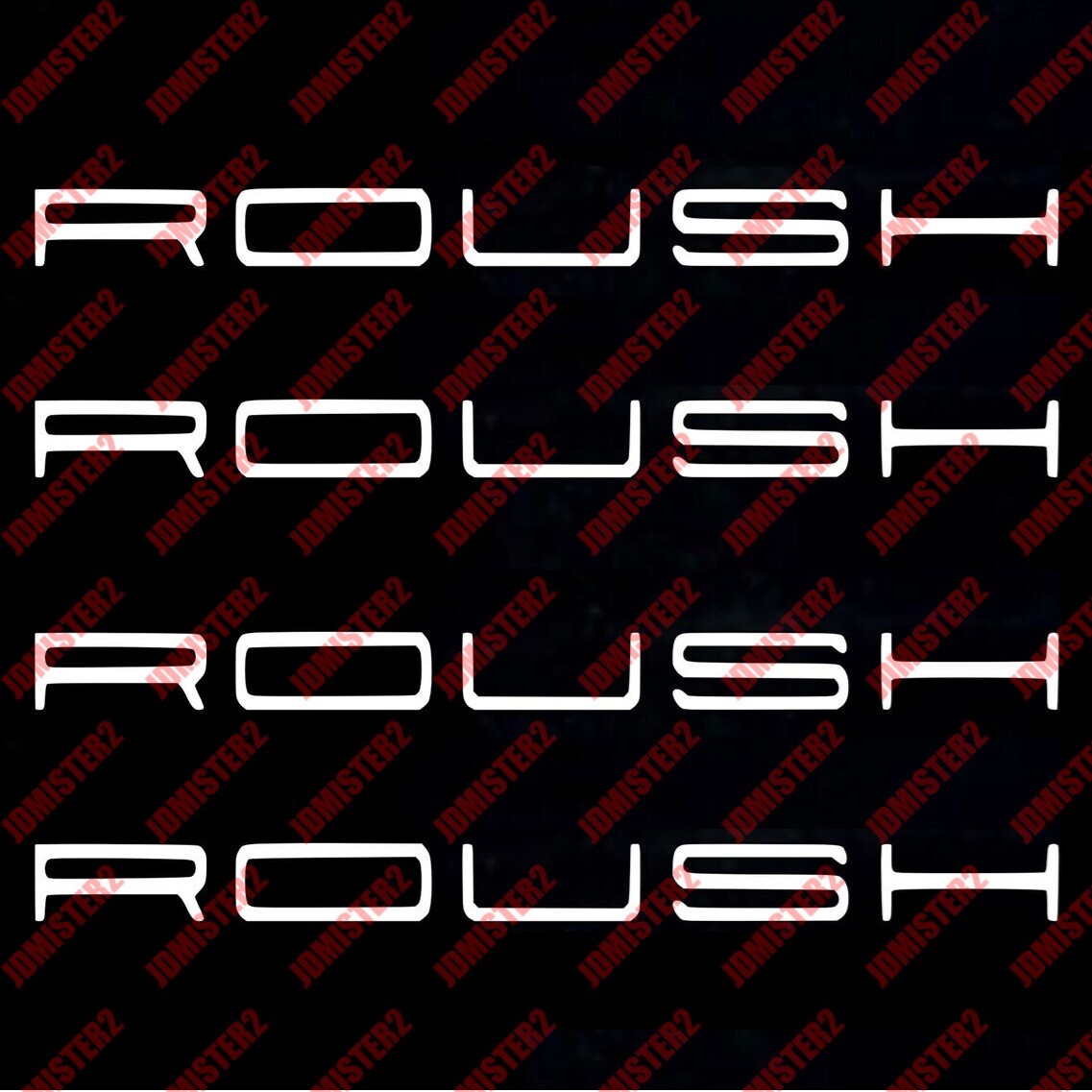 Roush Decal Alcon Mustang Die Cut Vinyl Sticker Graphics Logo Racing