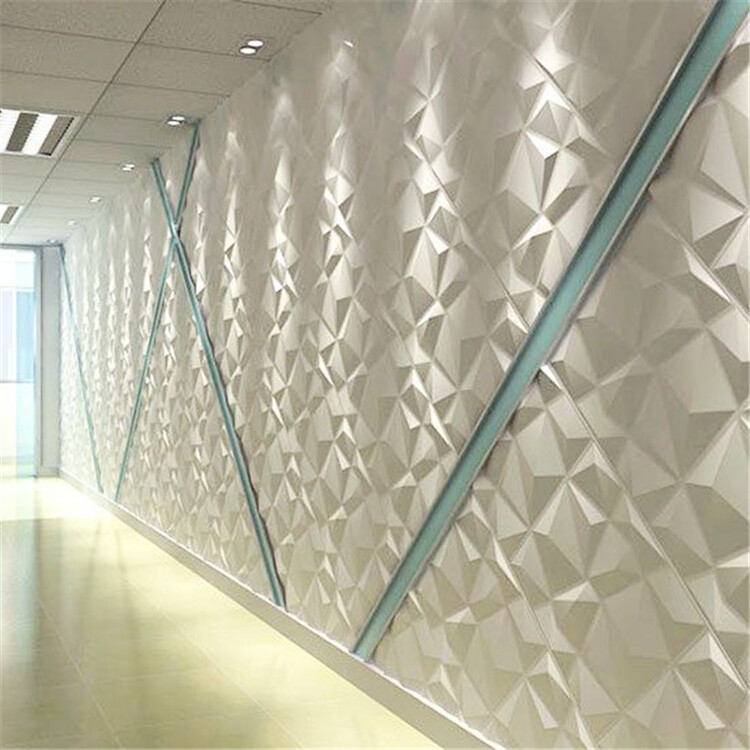 12x 3D Wall Panels PVC Geometric Brick Art Design DIY 11.8’x11.8′ Wallpaper Kit