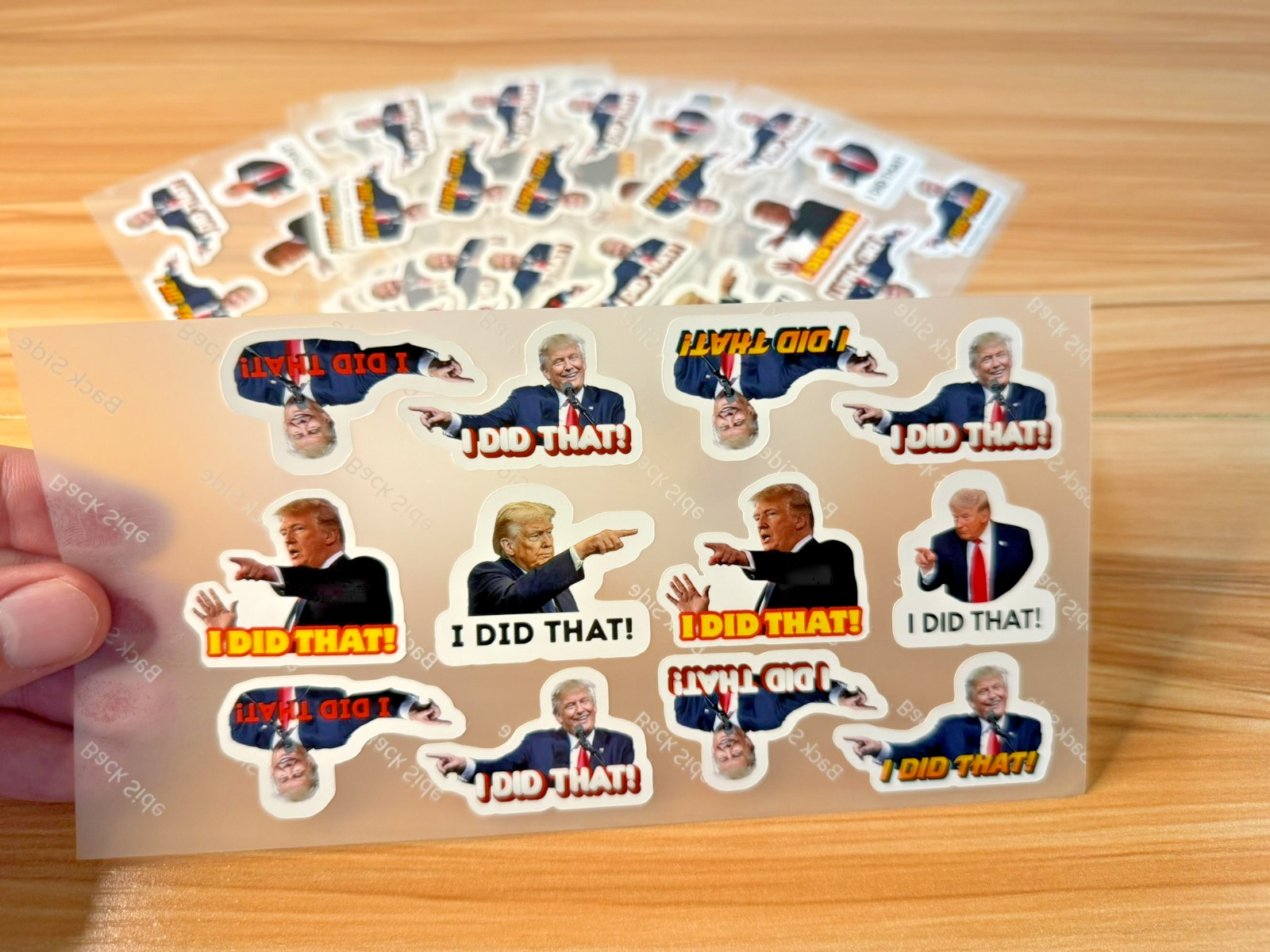 Trump I DID THAT Stickers Mixed 25 Pack Waterproof Political Anti Trump Decals