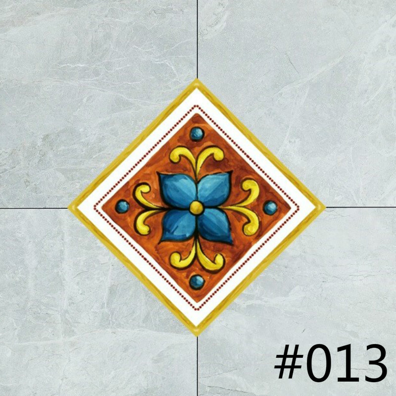 21 X Ceramic Tile Stickers PVC Self Adhesive Art Diagonal 3D Floor stickers