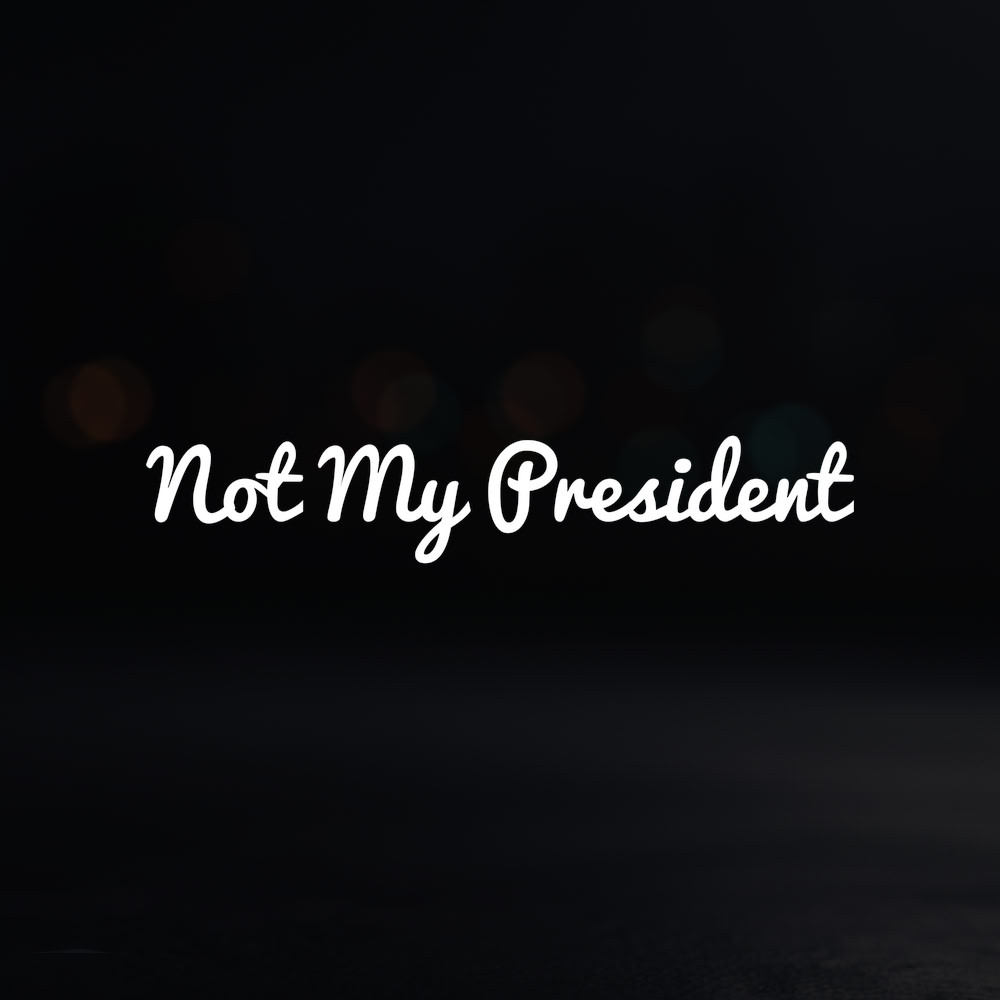 8in Vinyl Decal Sticker – «Not My President»