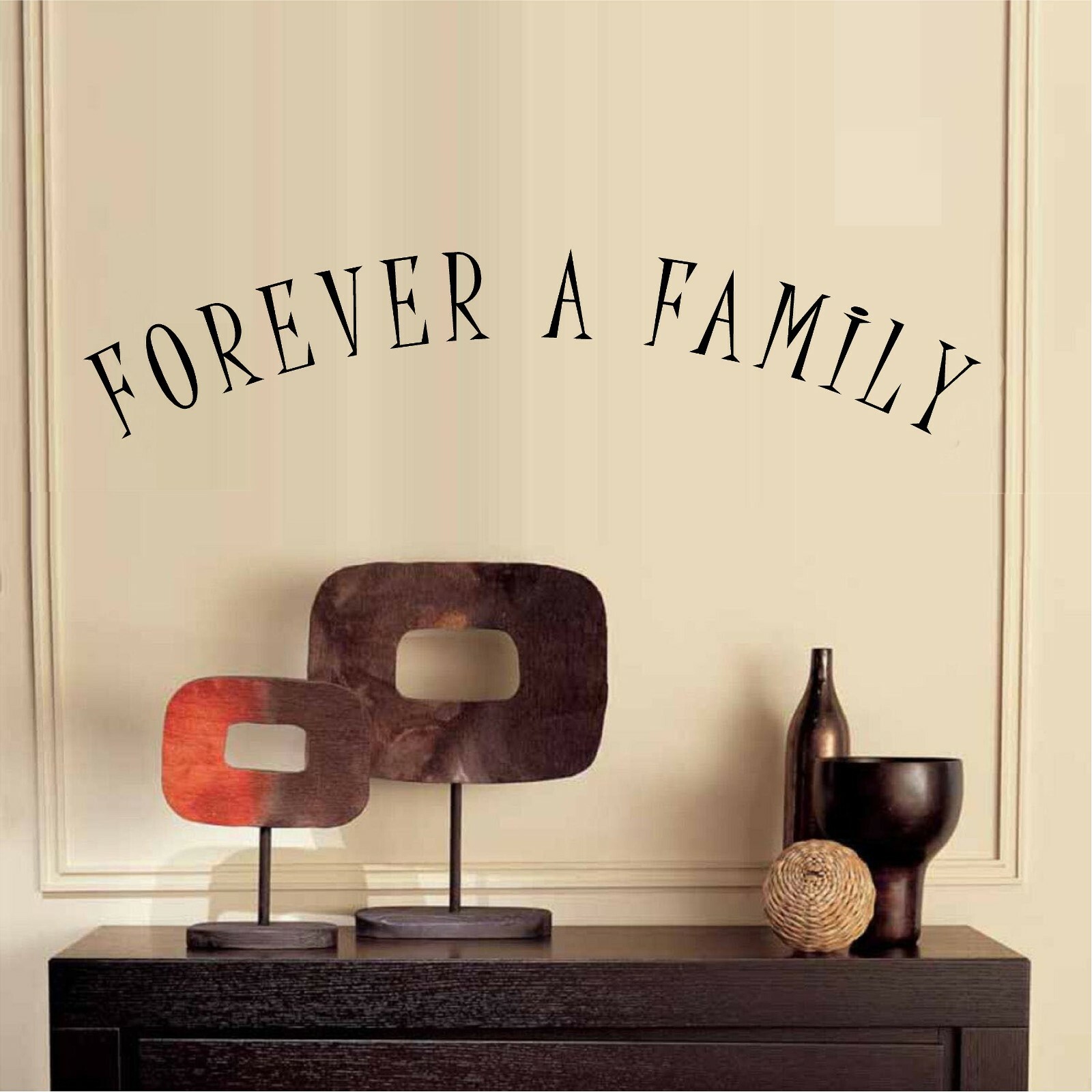 Forever A Family Vinyl Decal Home Décor 11″ x 33″
