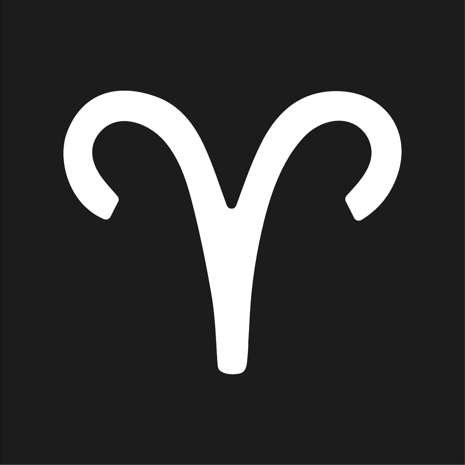 Aries Ram Vinyl Decal Zodiac Fire Symbol Astrology Symbol Art Sticker