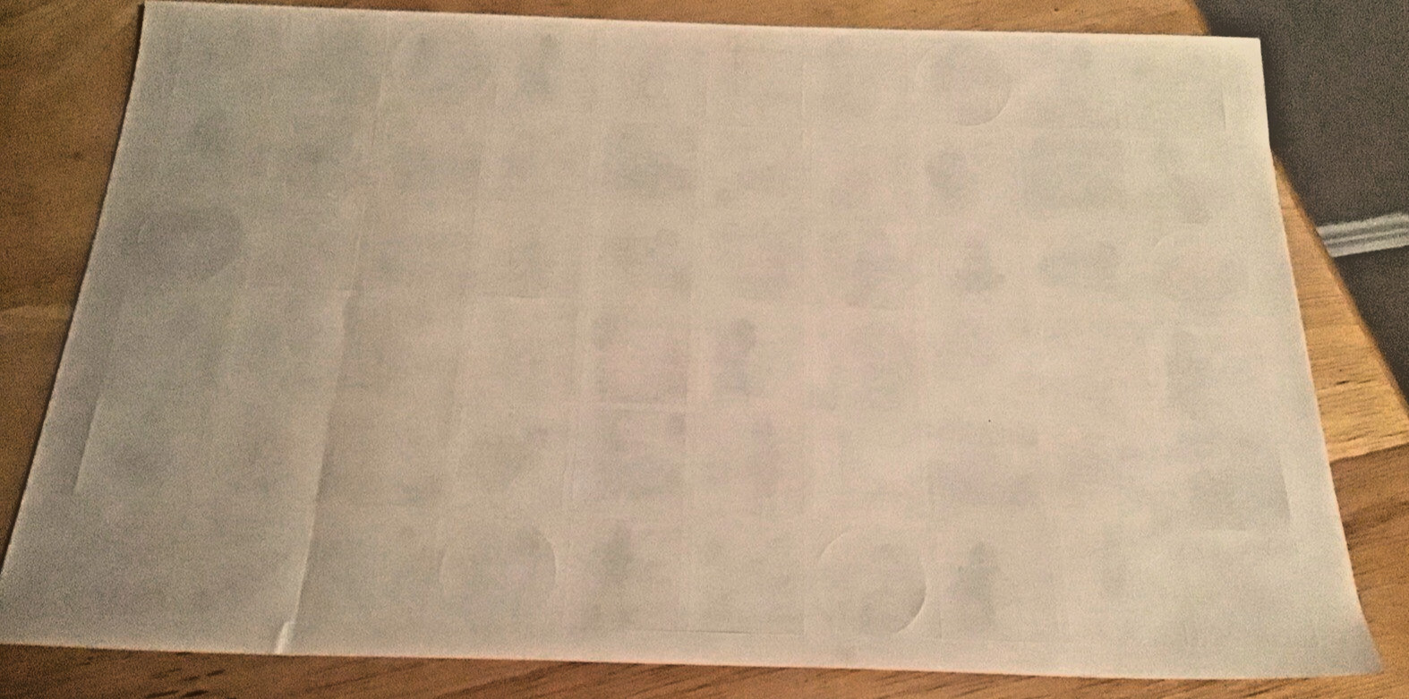 11″x7″ Sheet of 60 Dick And Jane and Lots of Friends Stickers Ex Cond