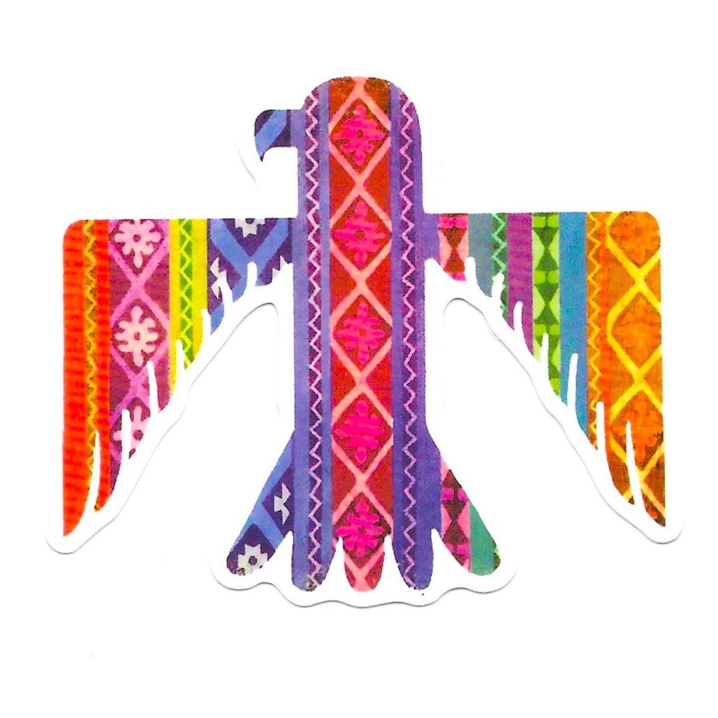 Thunderbird Vinyl Sticker Native American Style Boho Eagle Tribal Geometric Art