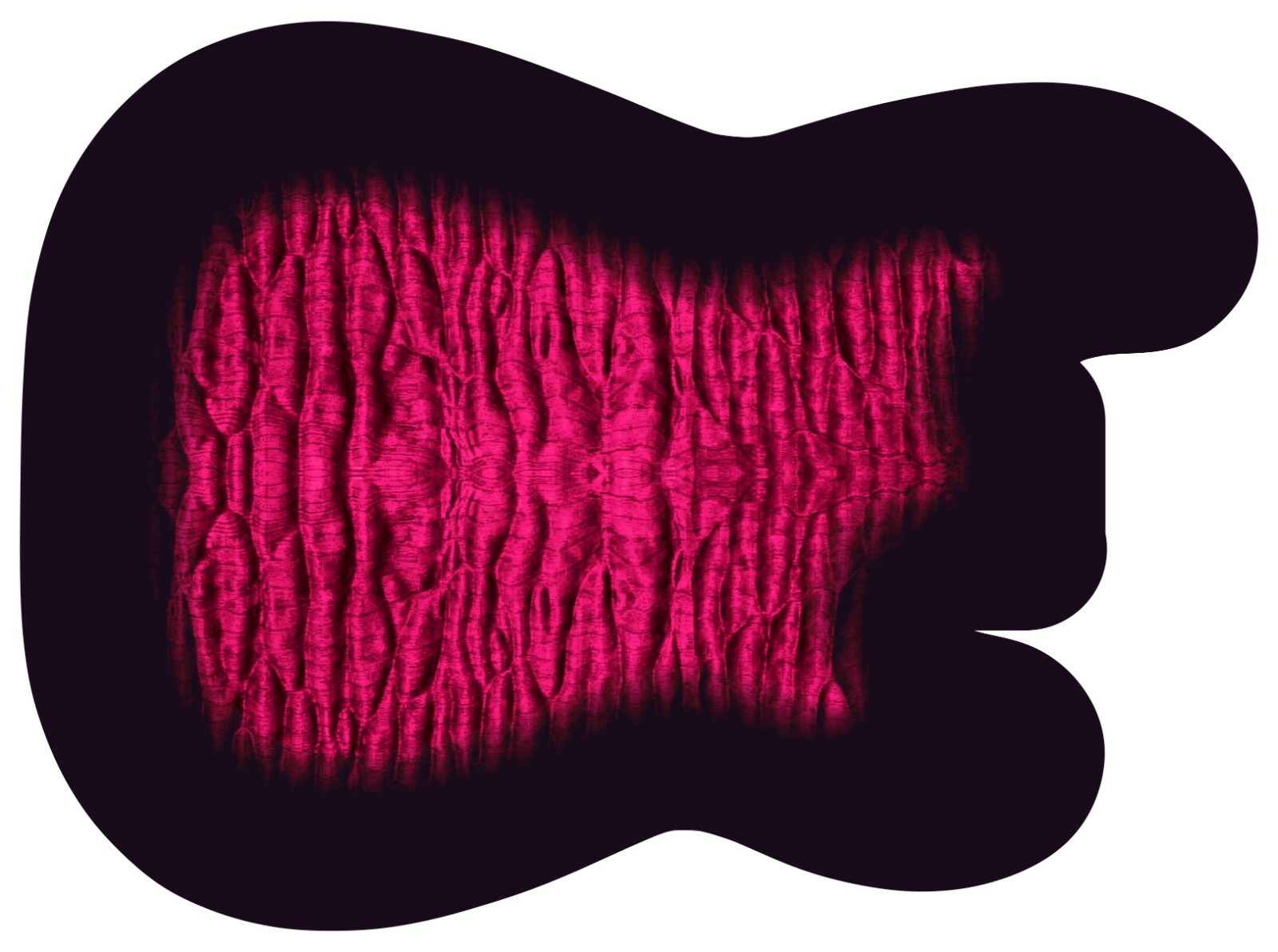 Guitar Vinyl Wrap Sticker Skins Hot Lips Burst- Choice of 4 Body Shapes GS222