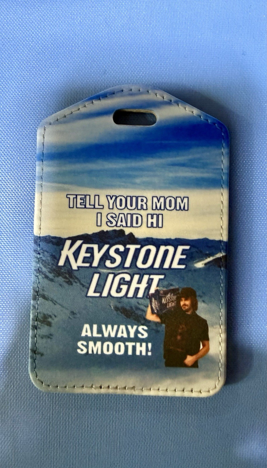 Keith stone keystone tell your mom hi suitcase Travel Bag name Tag Luggage