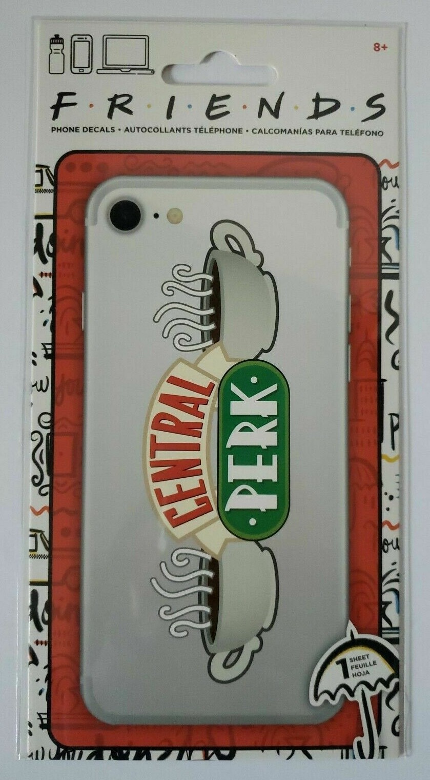 Sandy Lion FRIENDS TV SERIES Central Perk Phone/Gadget Decal *NEW*