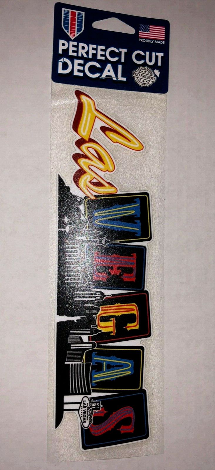Lot of 2 Perfect Cut Decals Las Vegas Nevada By Wincraft For Car Home Window Etc