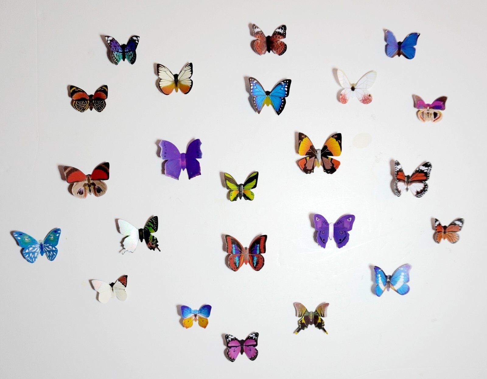 23 pcs 3d small butterfly wall decor, party, wedding, diy, home decoration