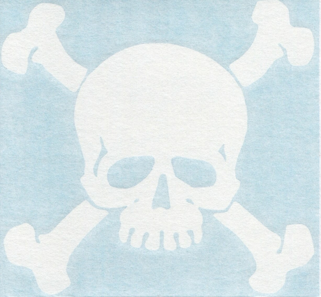 Skull and Bones – Poison Danger Pirate Car Auto Window Vinyl Decal Sticker 10126