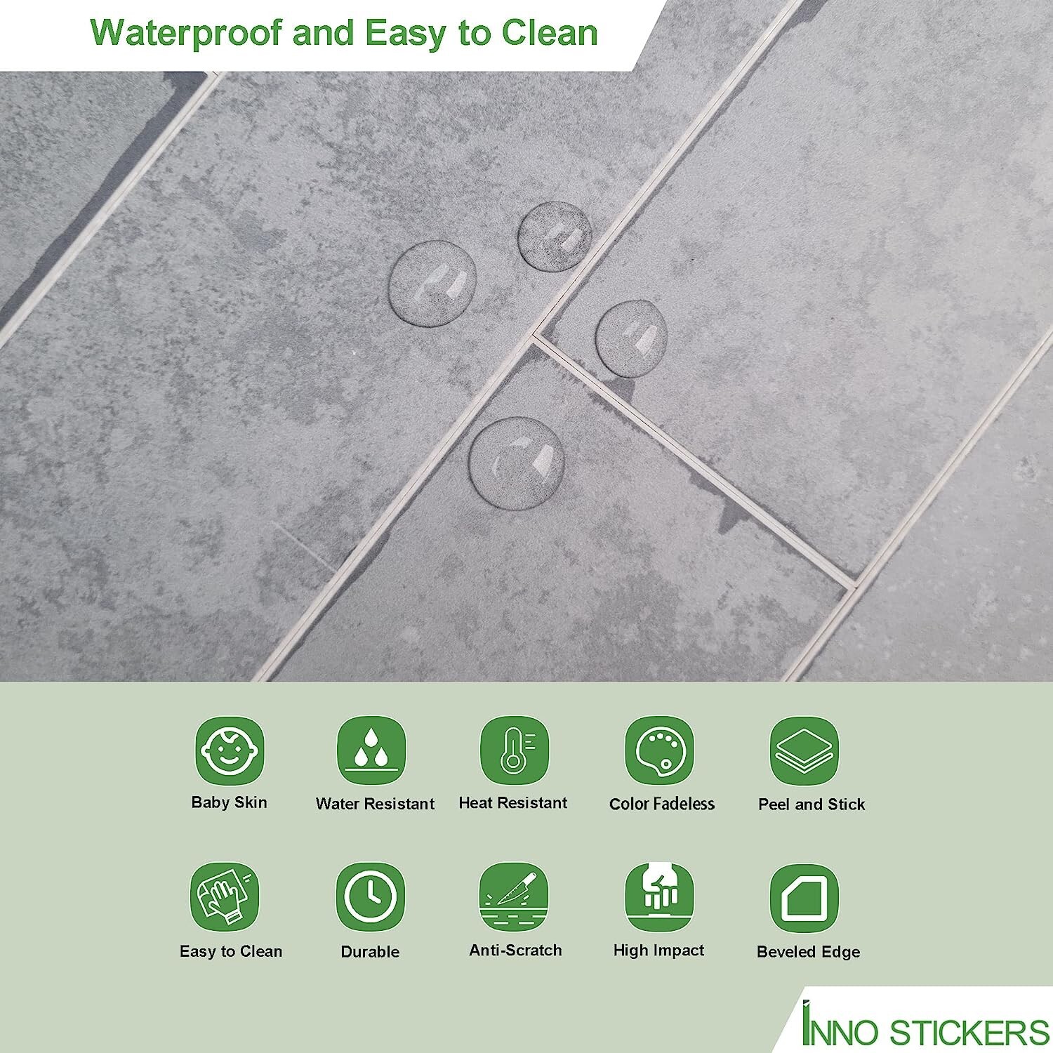 Peel and Stick Backsplash 3»X12» Self-Adhesive Subway Tile Waterproof Kitchen