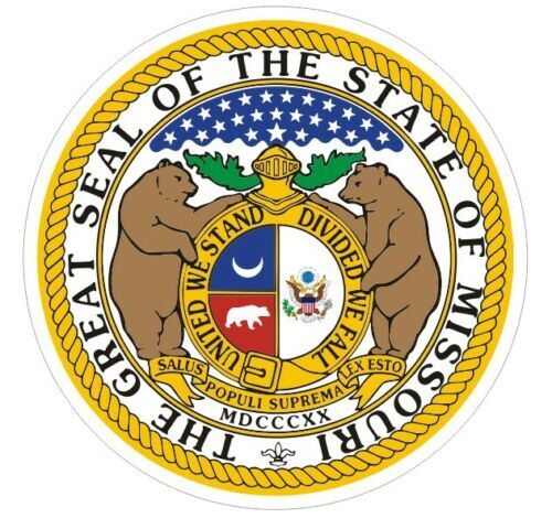 Missouri State Seal Sticker Decal R9
