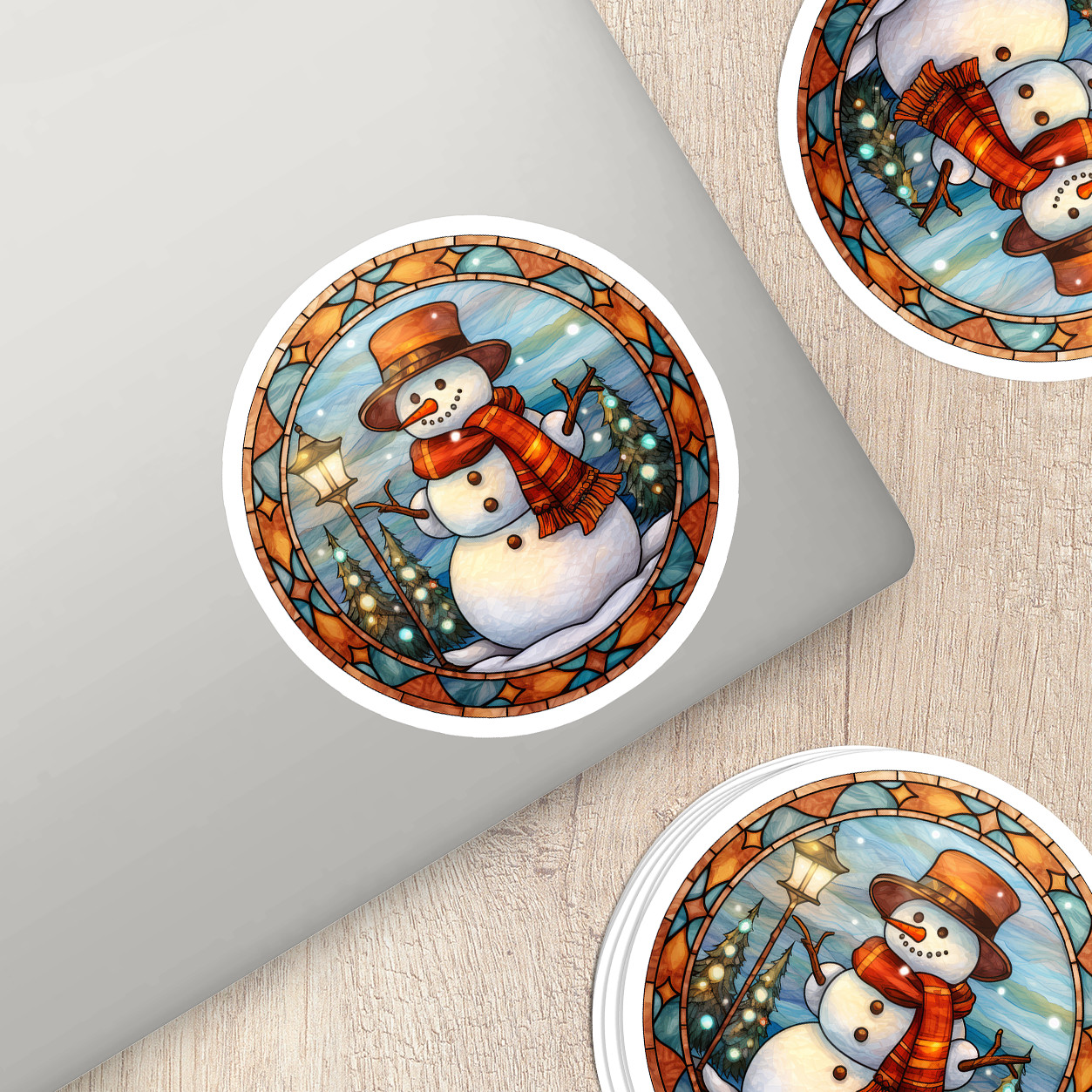 Snowman Vinyl Sticker – Add a Frosty Friend to Your Life