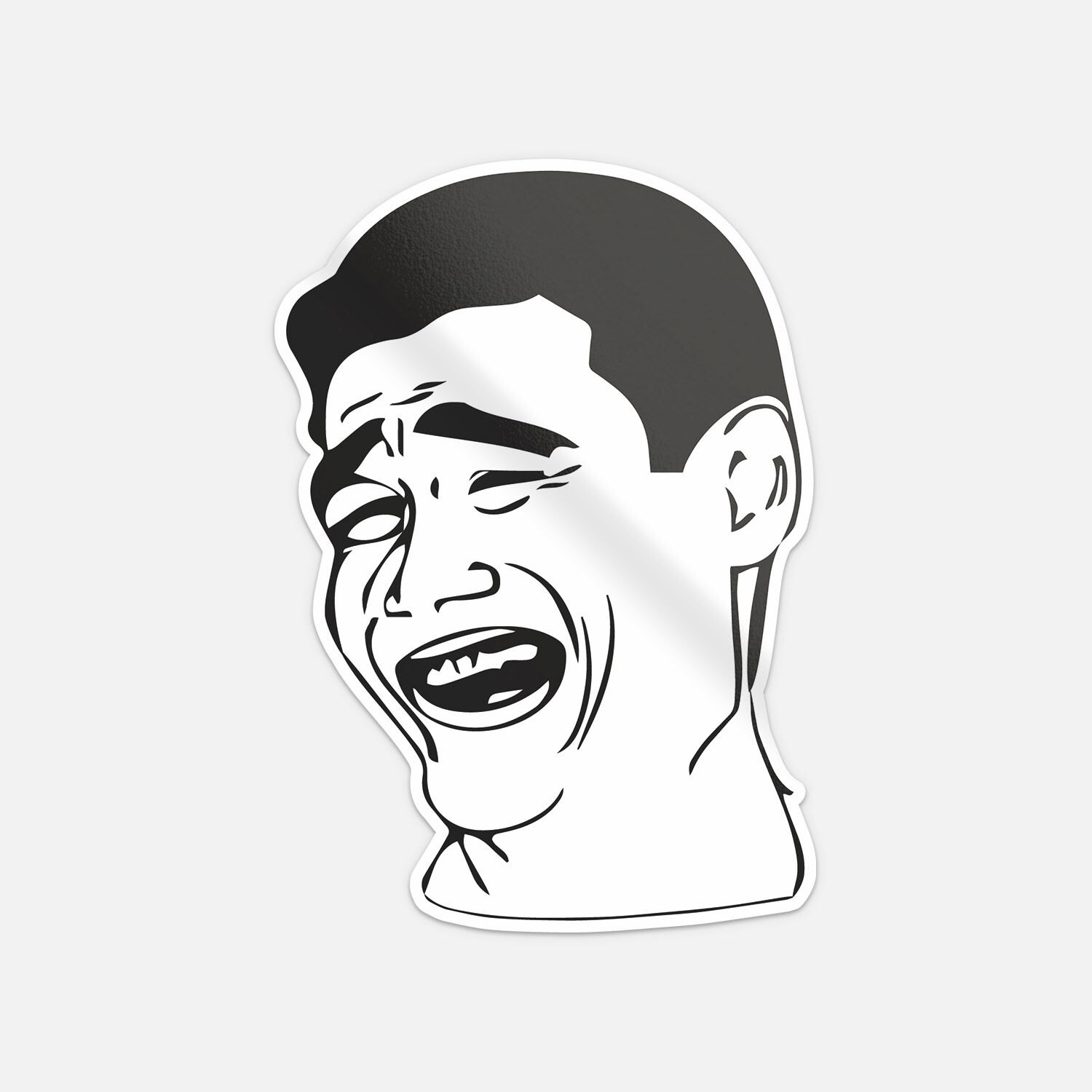 Trollface Meme Car Bumper Vinyl Sticker Decal