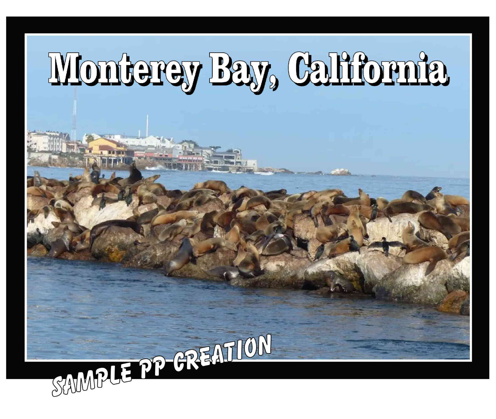 MONTEREY BAY, CALIFORNIA photo fridge MAGNET 4 X 3 inches TRAVEL