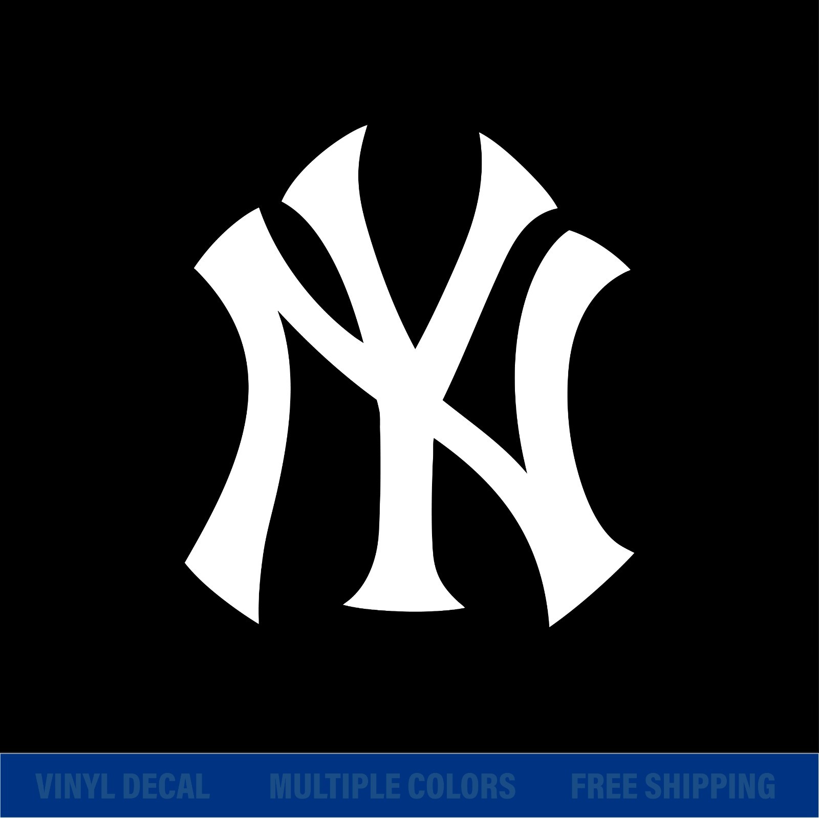 NY Yankees Logo Vinyl Decal Sticker Car Truck Window Laptop MLB New York