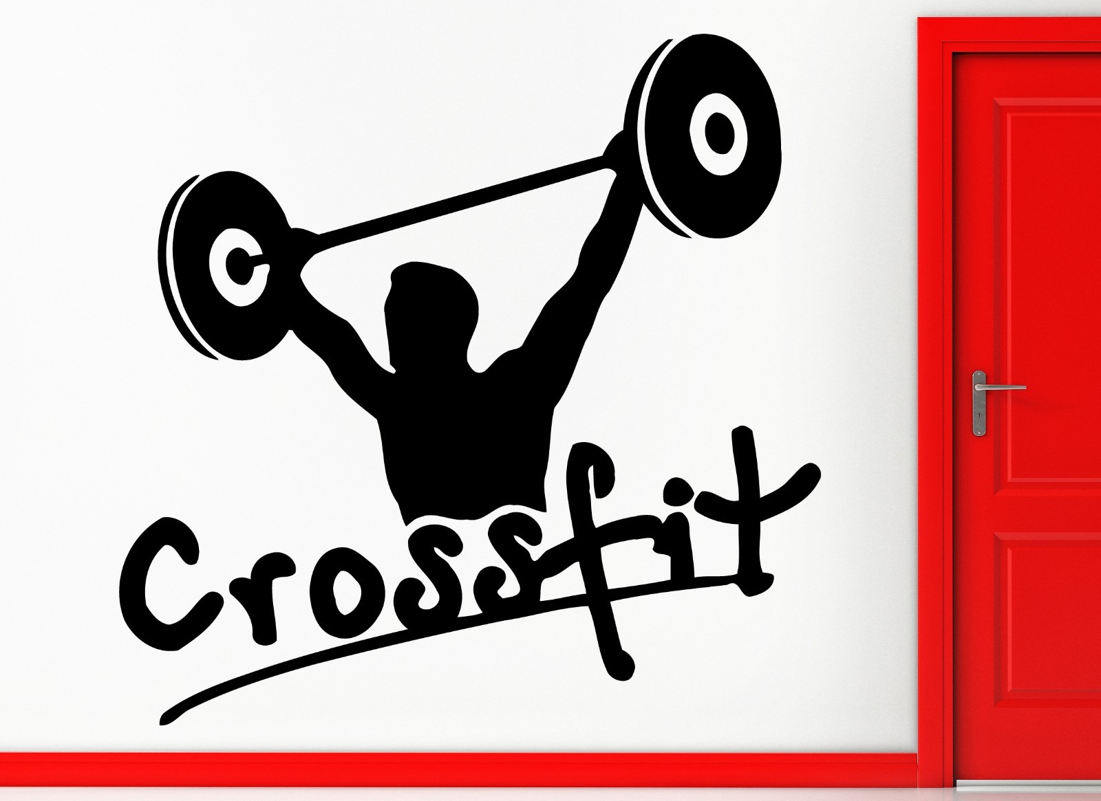 Wall Stickers Vinyl Decal Crossfit Fitness Good Fit Bodybuilding Sport (z2357)