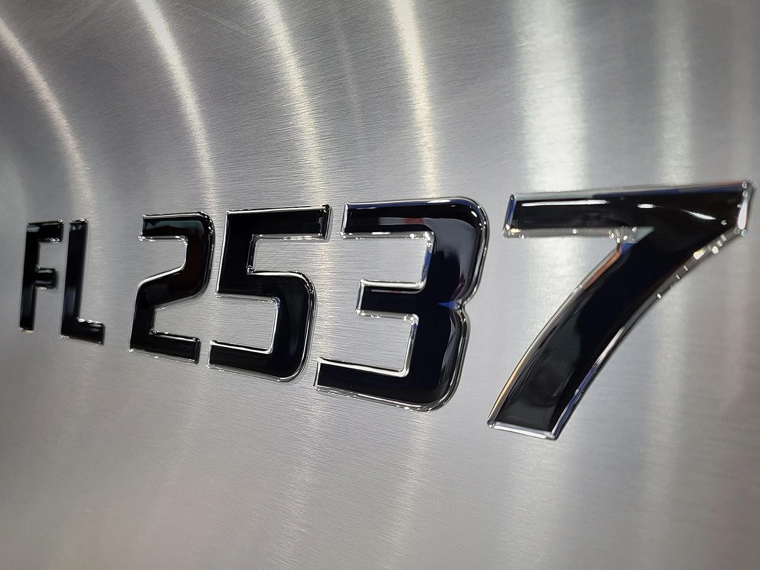 Domed Boat Registration Numbers – Raised Marine-Grade Decals | Sport Black