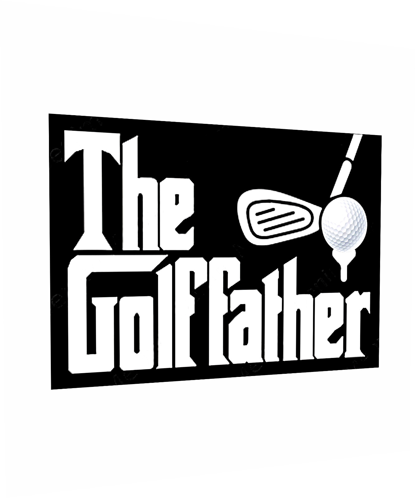 Funny Golf Father Vinyl Sign Sticker Decal Car Cup Laptop Window Wall 4 Sizes