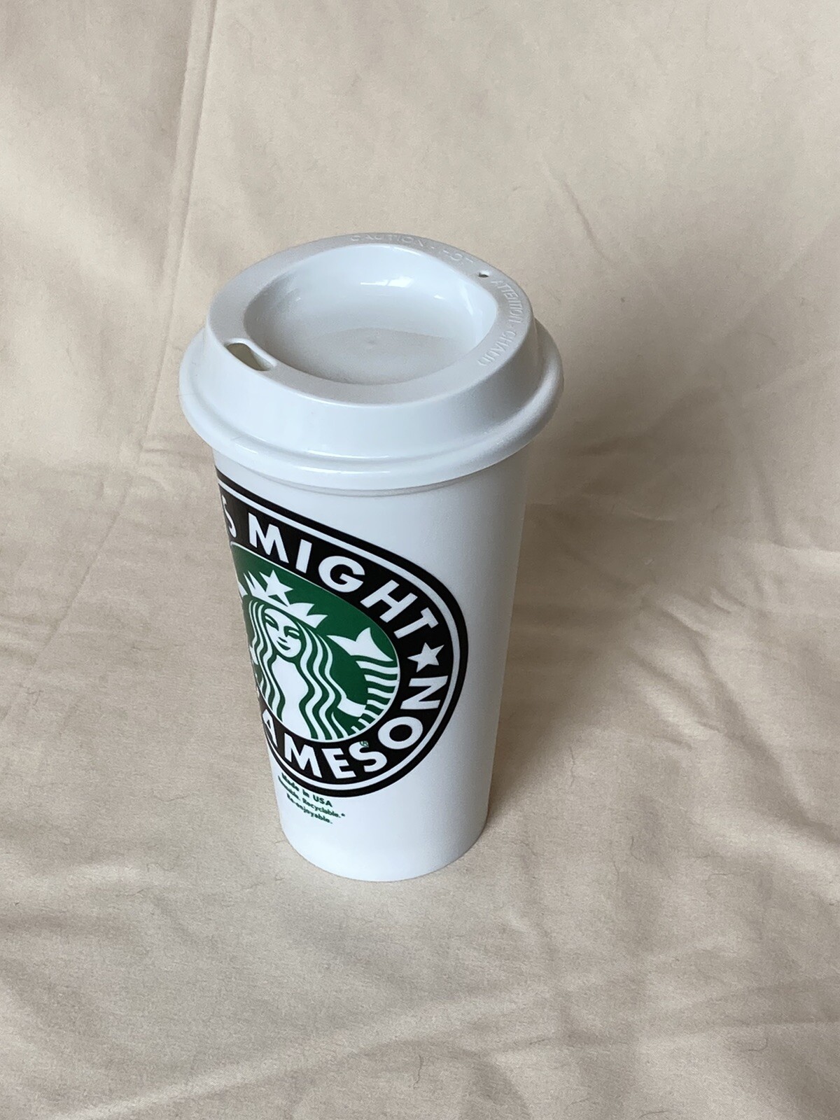 This Might be Jameson, Starbucks Cup W/ lid
