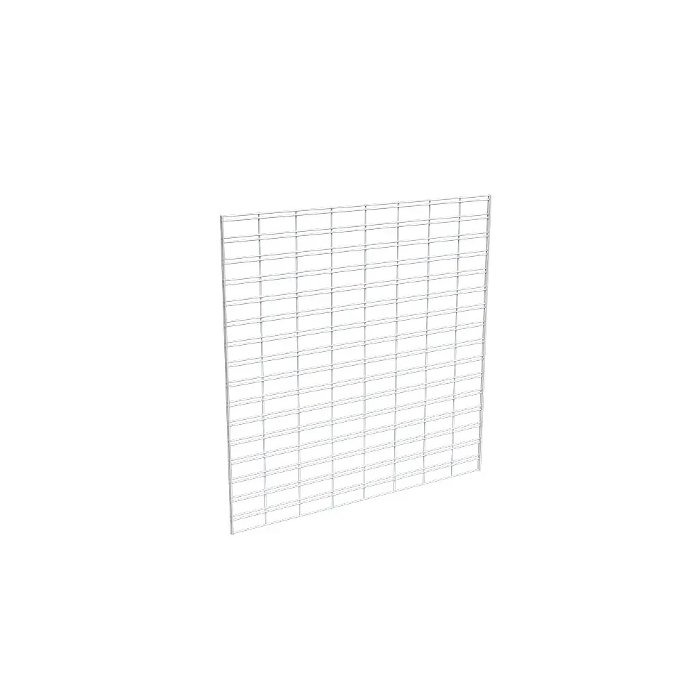 4″W x 4″H Slatgrid Panels White Econoco P3STG44W (Pack Of 3)
