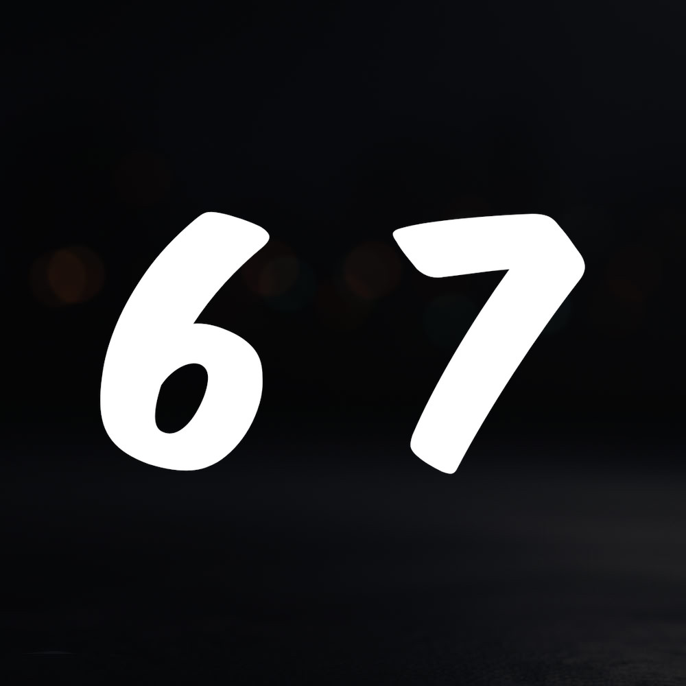 8in Vinyl Decal Sticker – «6 7»