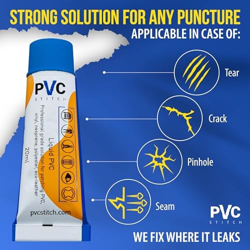 AquaPro Liquid Patch Repair Kit for PVC Inflatable Boats Rafts Pools Hot Tubs