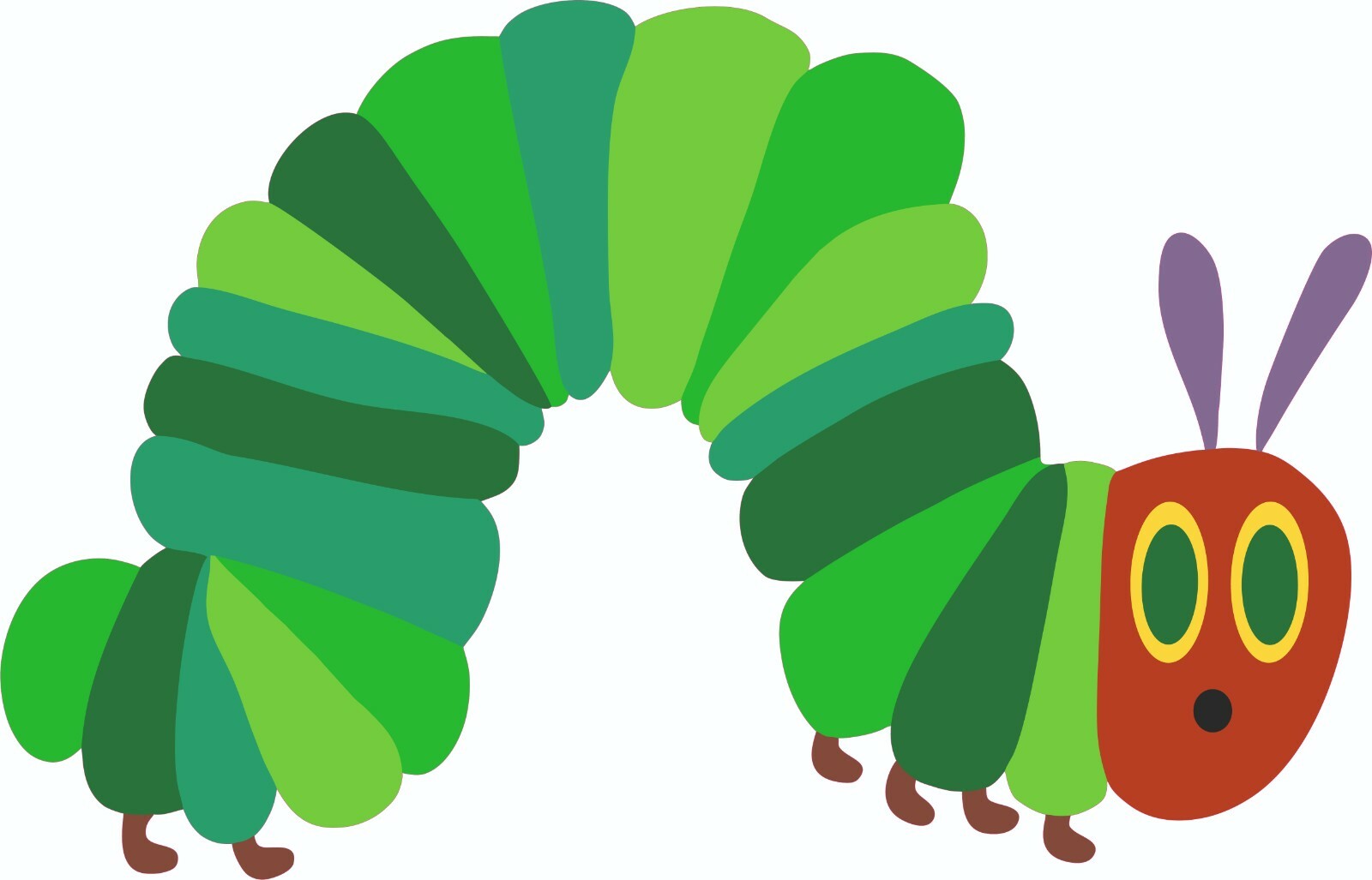 Kids Bedroom Children Picture Book The Very Hungry Caterpillar Vinyl Wall Decal