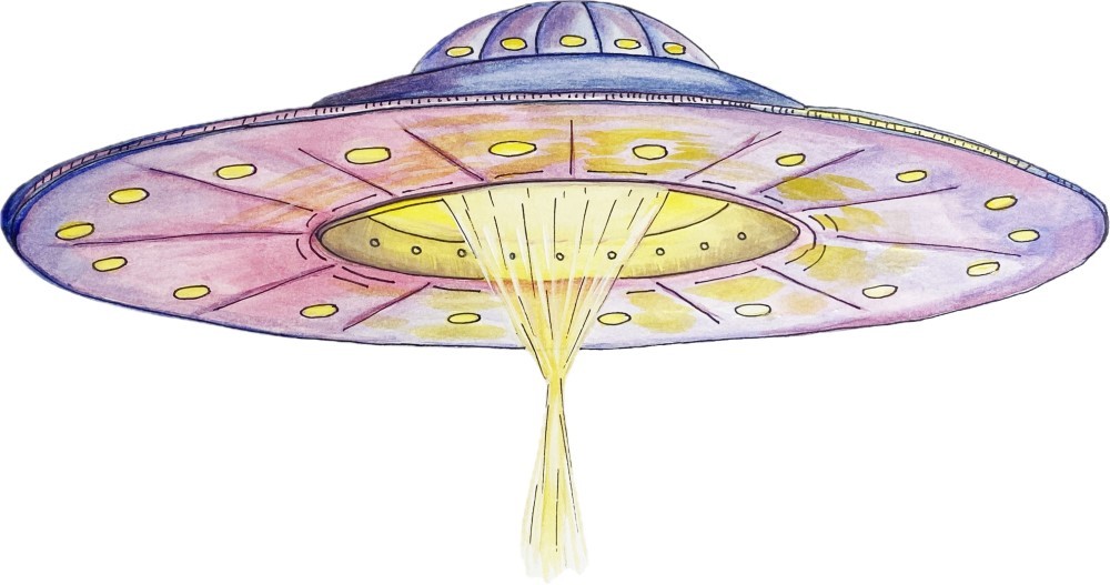 UFO Outer Space Machine Spaceship Alien Mothership Mystery Airship