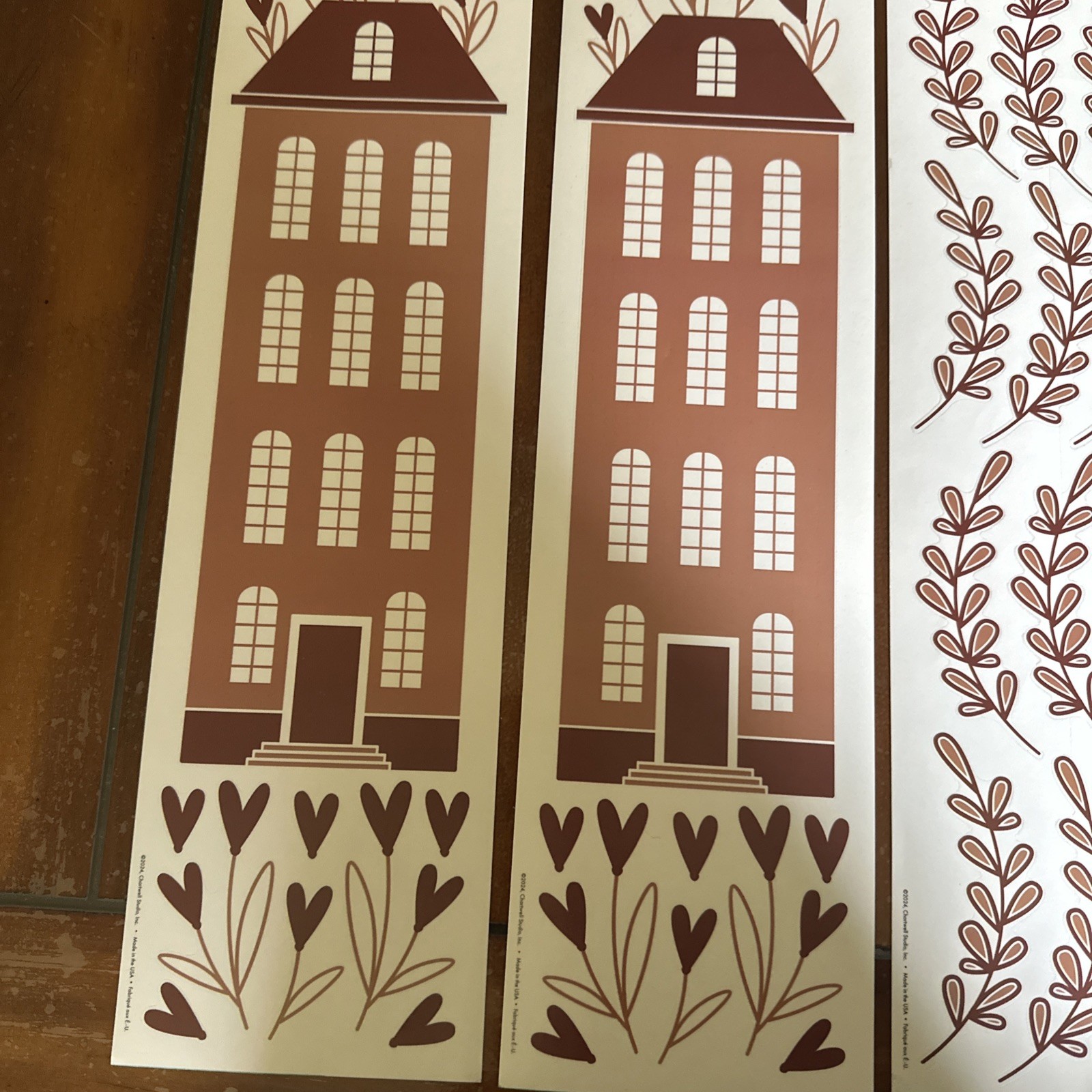 4 Main Street Wall Creations Wall Stickers Removable Decals Assorted Designs