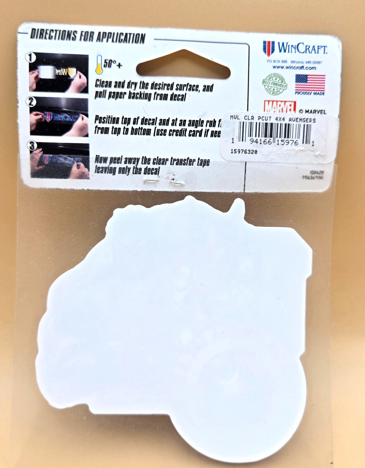 Marvel AVENGERS Perfect Cut Decal 4″x4″, BRAND NEW