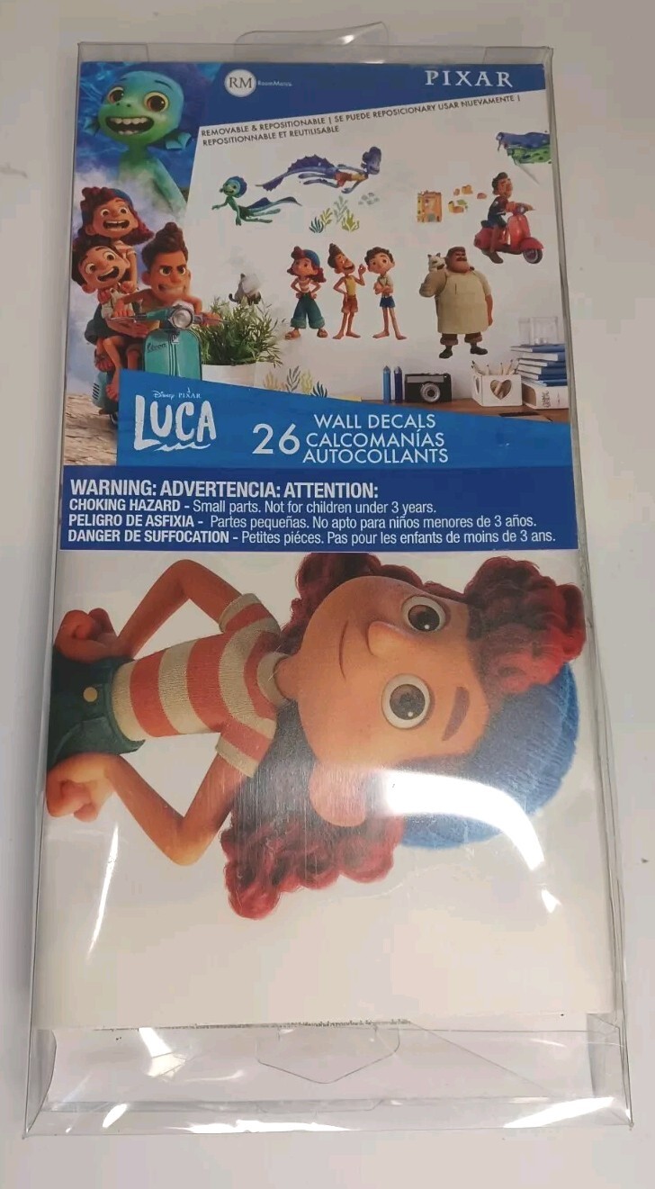 RoomMates Pixar Luca Peel and Stick Wall Decals 26 Count