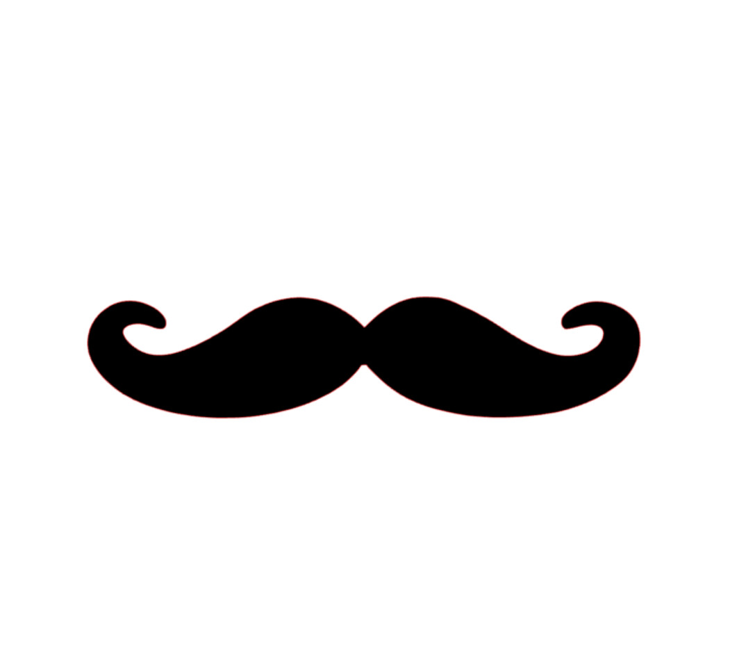 Mustache Sticker PICK SIZE COLOR Vinyl Decal Car Bumper Wall Window Phone Laptop