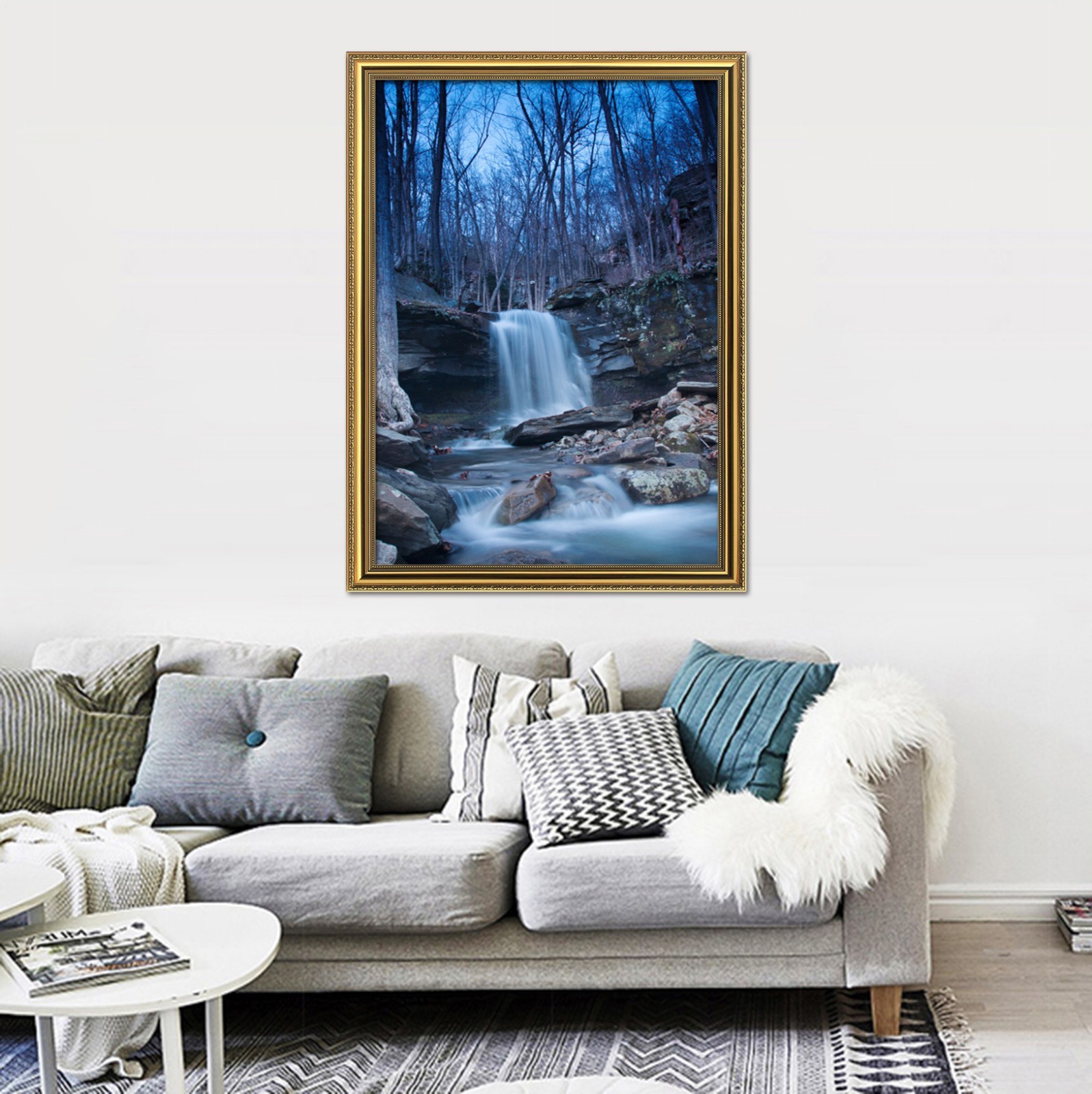 3D Grove Stream 575 Fake Framed Poster Home Decor Print Painting Unique Art